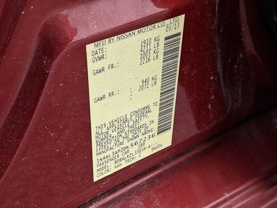 2013 Nissan Altima 4dr Sdn I4 2.5 S