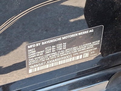 2021 BMW 330i xDrive Sedan North America