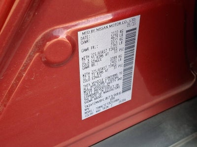 2015 Nissan Rogue AWD 4dr SV