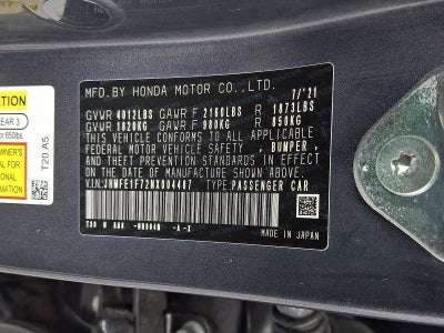 2022 Honda Civic Sedan EX CVT