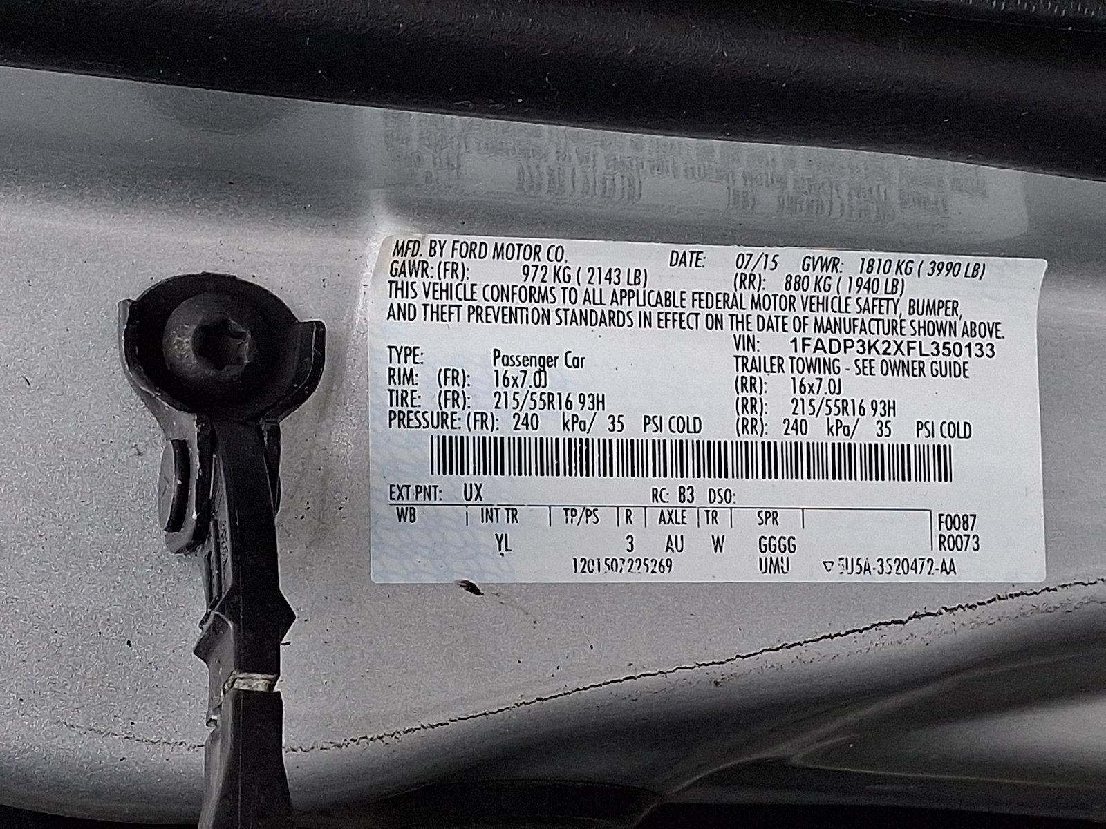 2015 Ford Focus SE