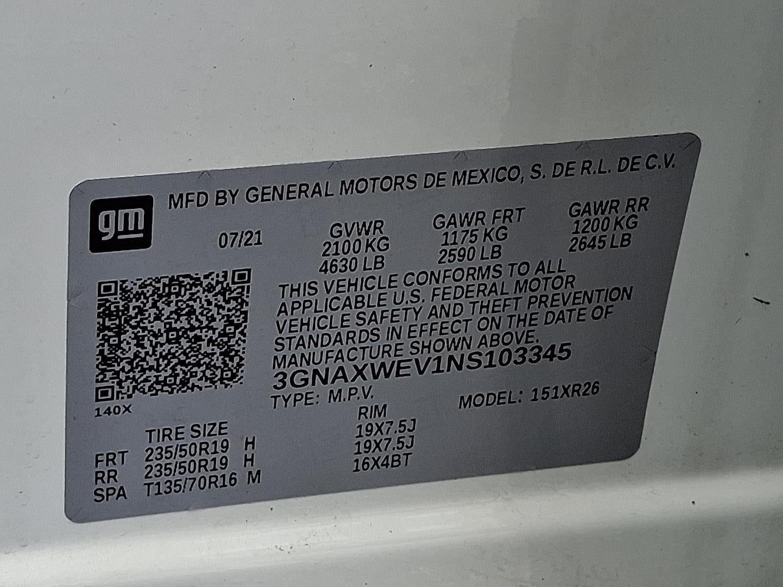 2022 Chevrolet Equinox RS