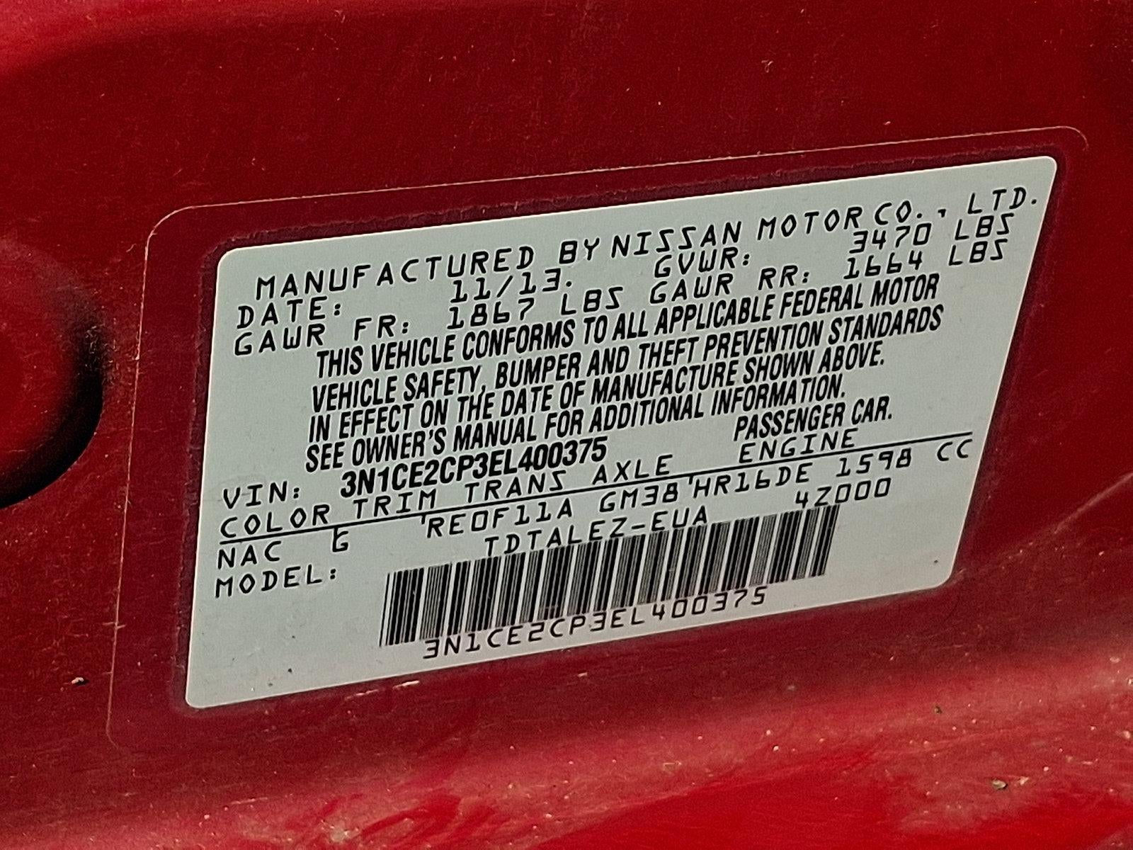 2014 Nissan Versa Note SV