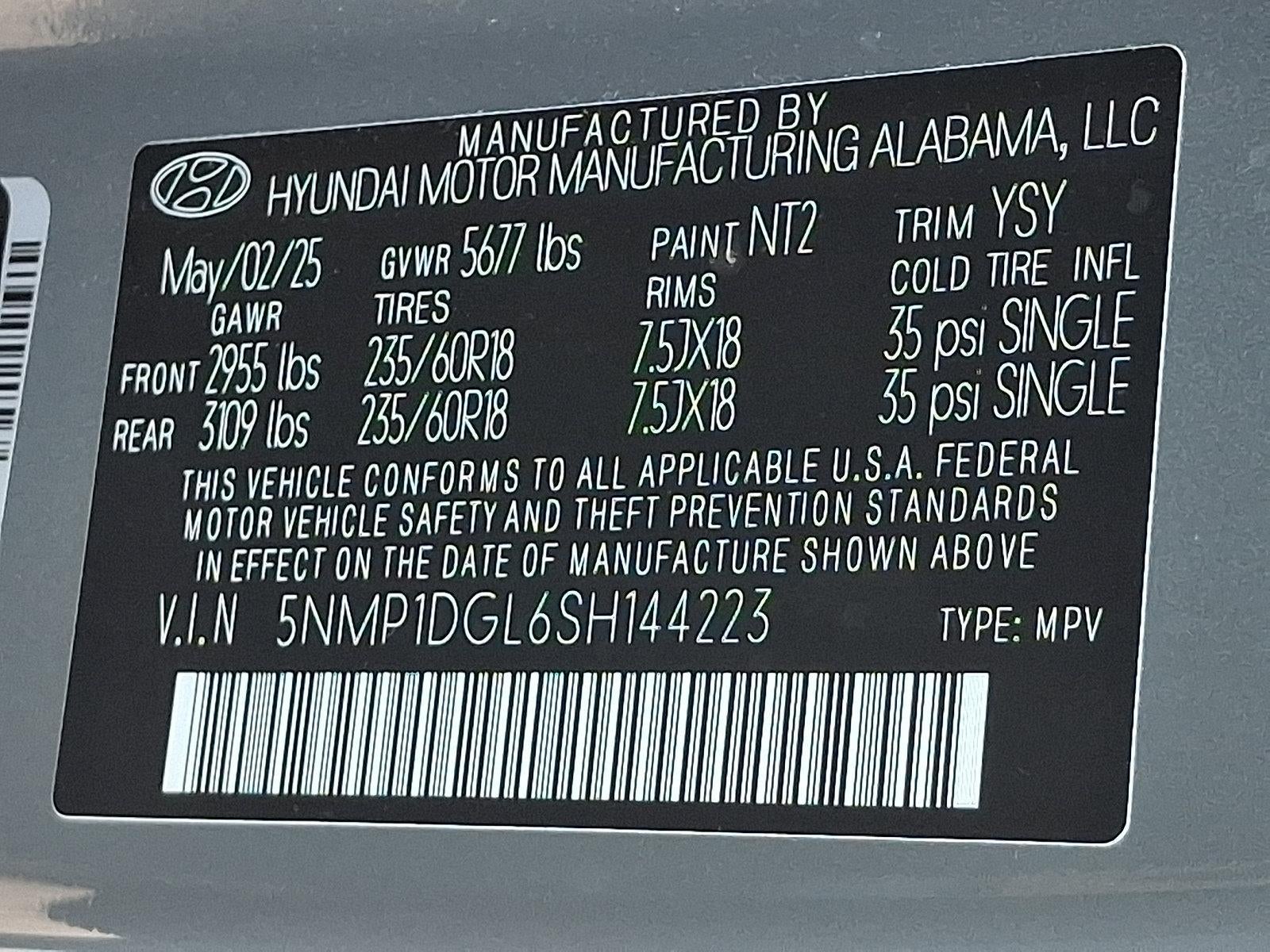 2025 Hyundai SANTA FE SE