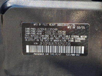 2015 Subaru Impreza Wagon 2.0i Sport Premium