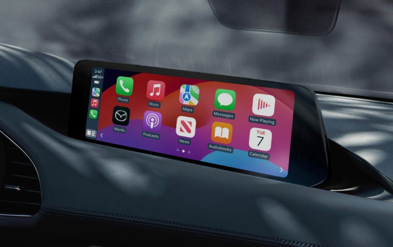 2025 Mazda 3 Sedan -Apple CarPlay Integration Feature | Faulkner Mazda Harrisburg in Harrisburg PA