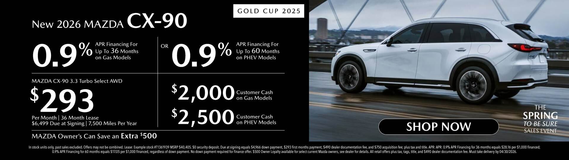 New 2026 Mazda CX-90