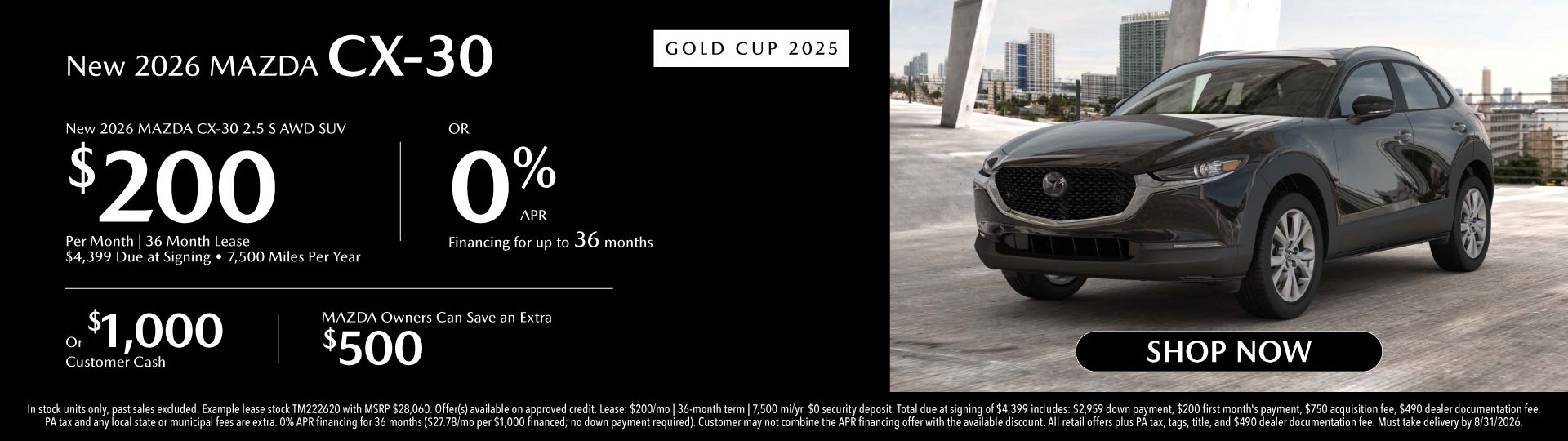 New 2026 Mazda CX-30