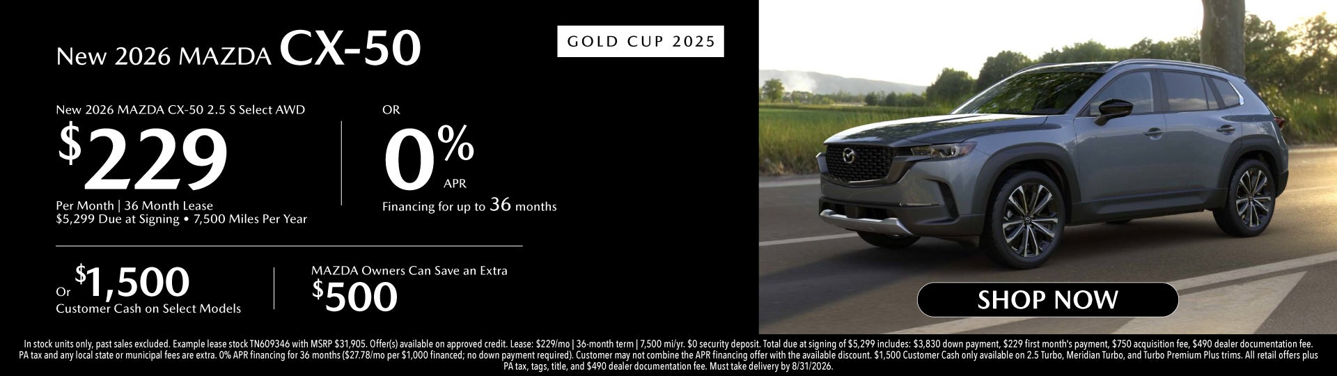 New 2026 Mazda CX-50