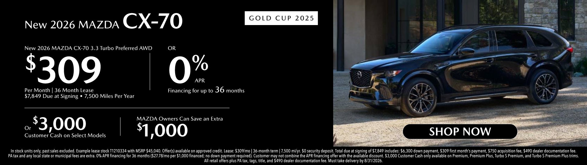 New 2026 Mazda CX-70