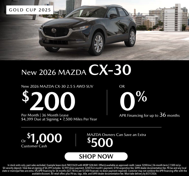 New 2026 Mazda CX-30