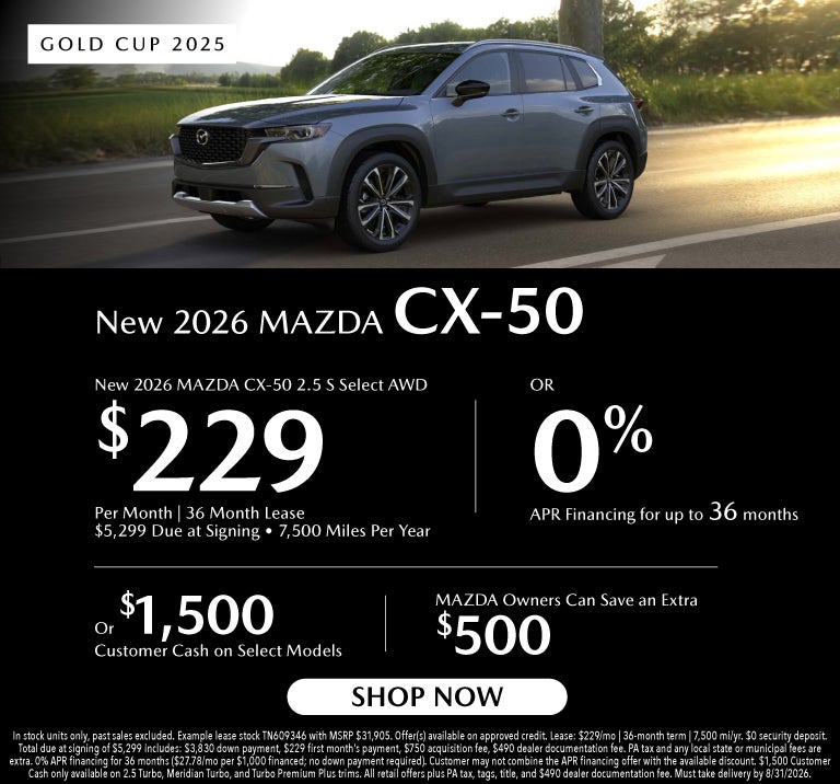 New 2026 Mazda CX-50
