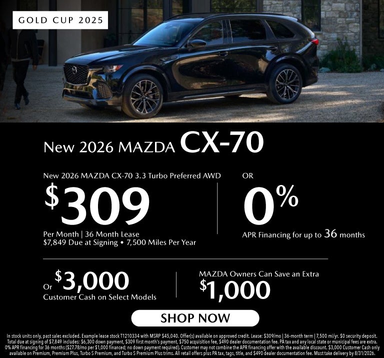 New 2026 Mazda CX-70