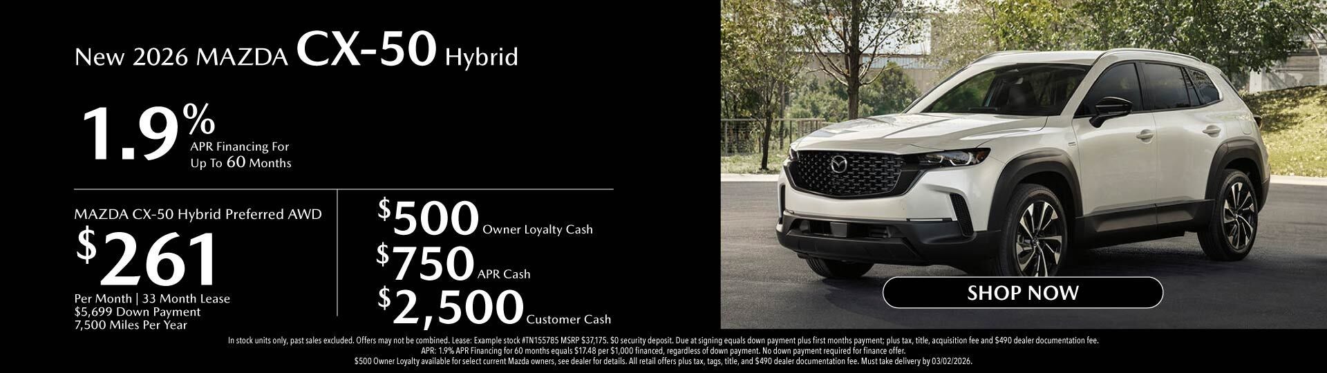New 2026 Mazda CX-50 Hybrid