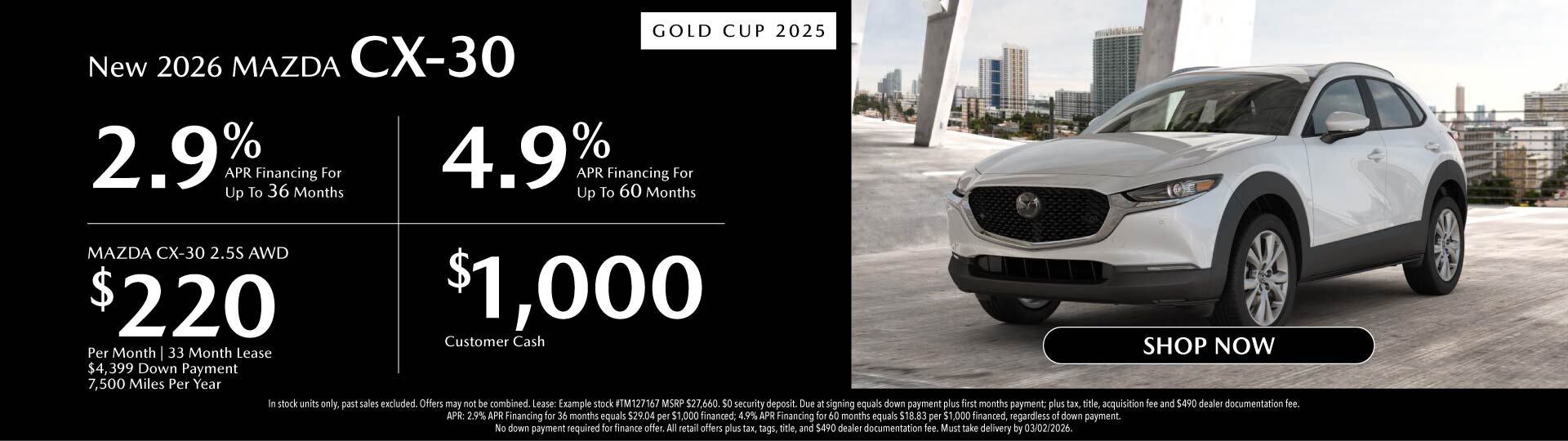 New 2026 Mazda CX-30