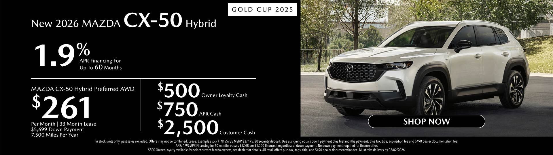 New 2026 Mazda CX-50 Hybrid