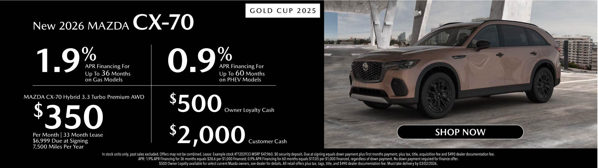New 2026 Mazda CX-70