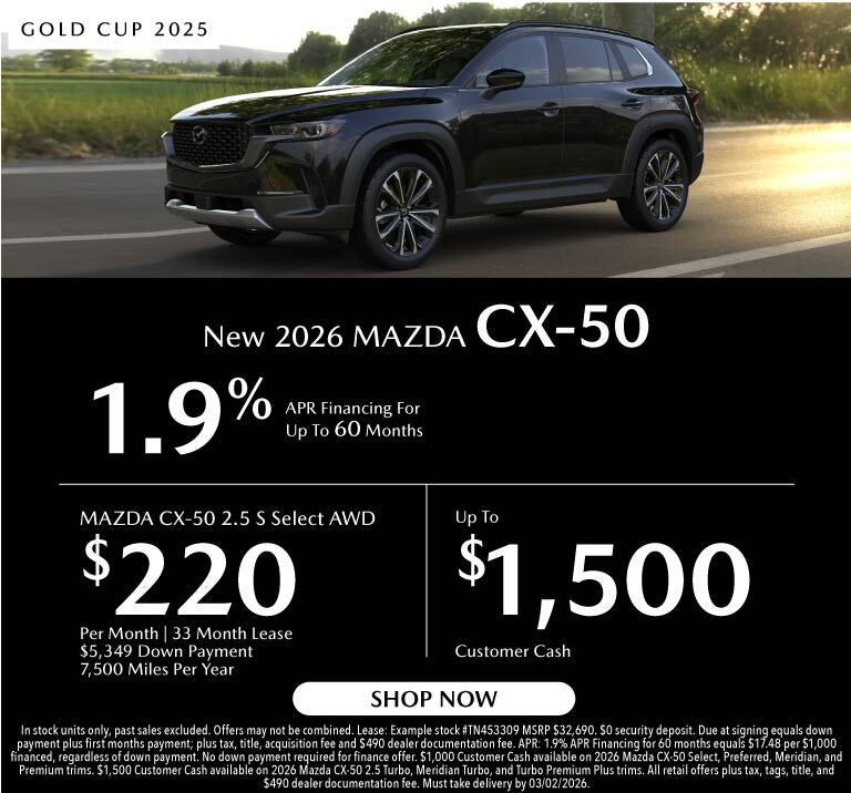 New 2026 Mazda CX-50