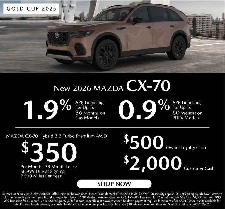 New 2026 Mazda CX-70