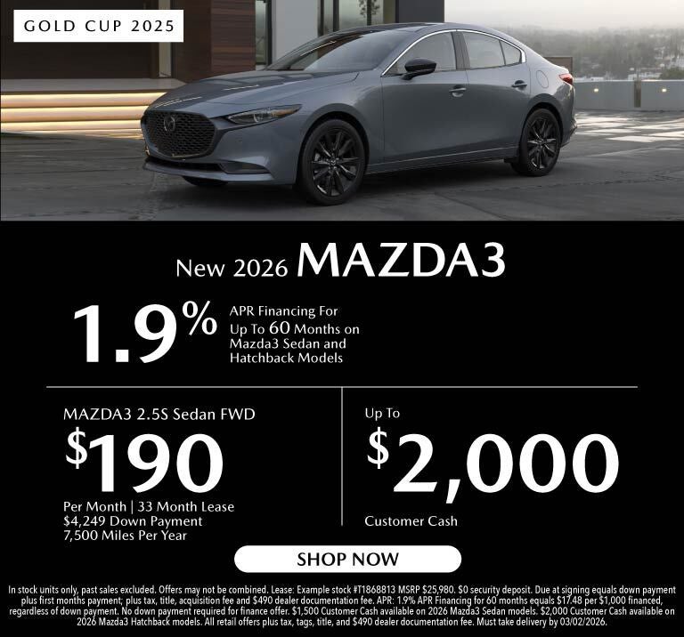New 2026 Mazda3