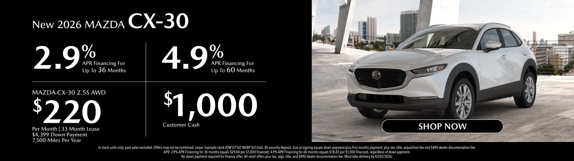 New 2026 Mazda CX-30