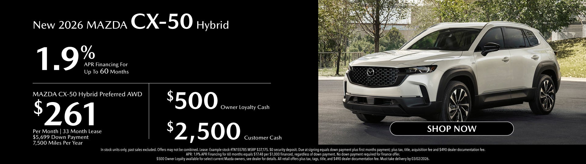 New 2026 Mazda CX-50 Hybrid