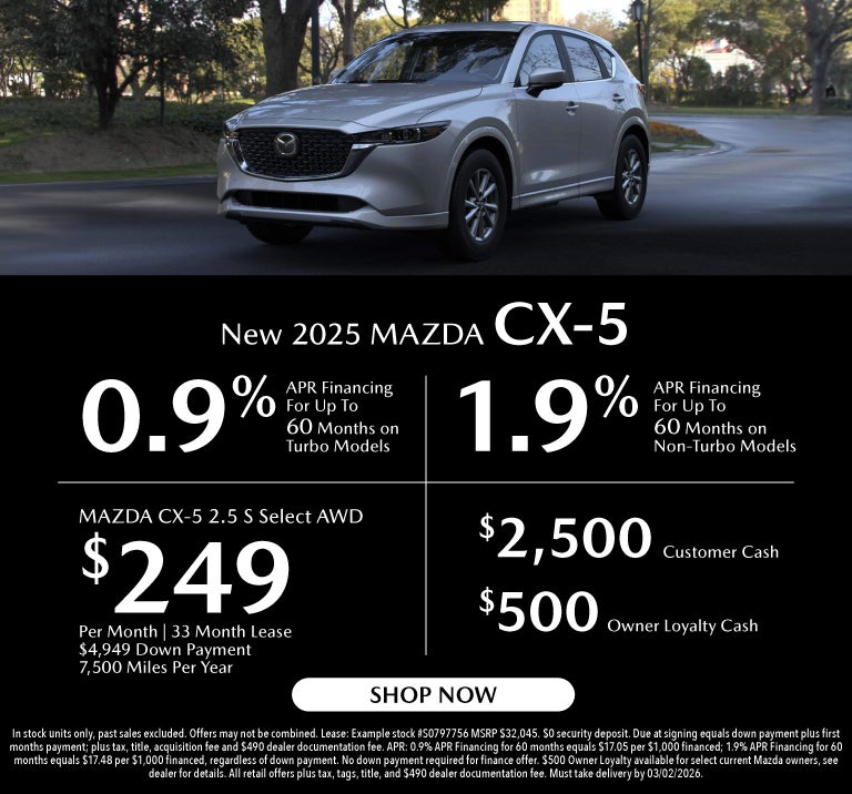 New 2025 Mazda CX-5