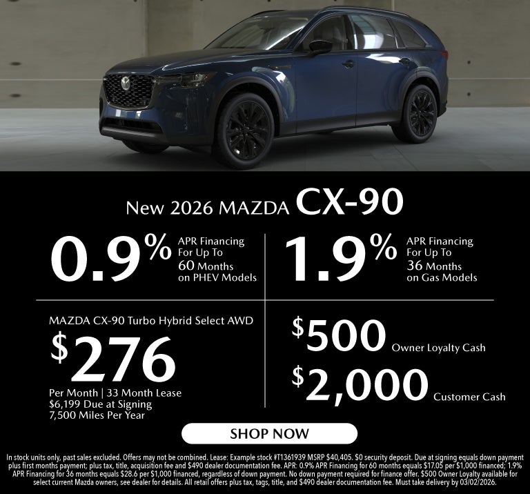 New 2026 Mazda CX-90