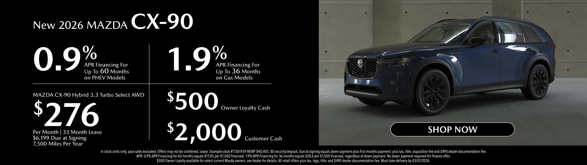 New 2026 Mazda CX-90