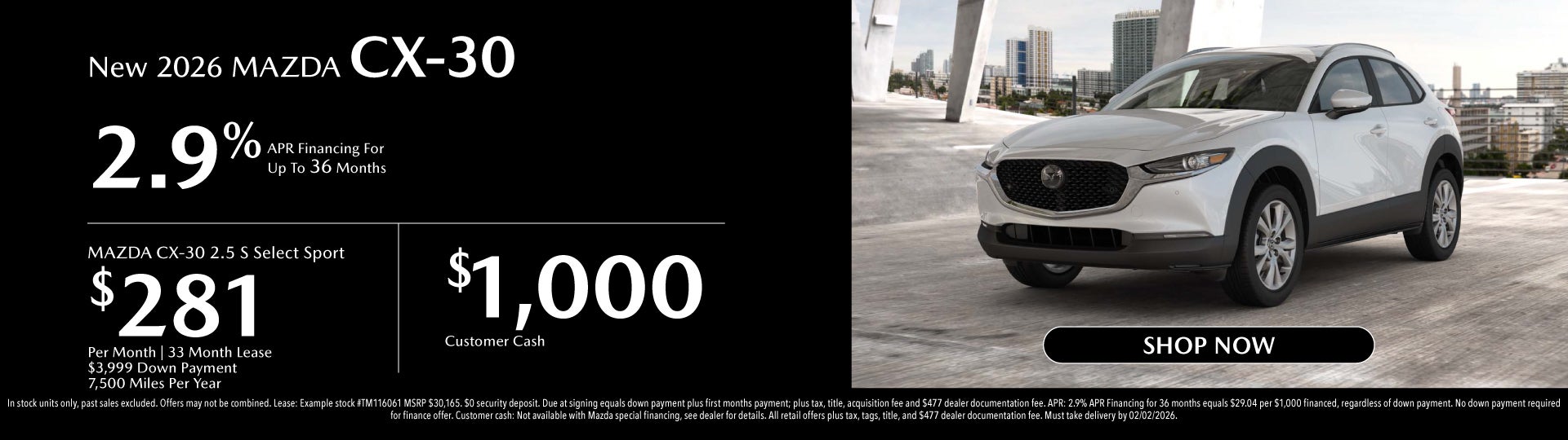 New 2026 Mazda CX-30