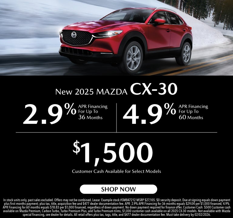 New 2025 Mazda CX-30