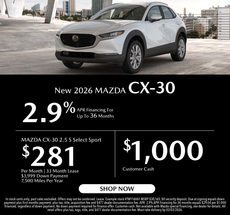 New 2026 Mazda CX-30