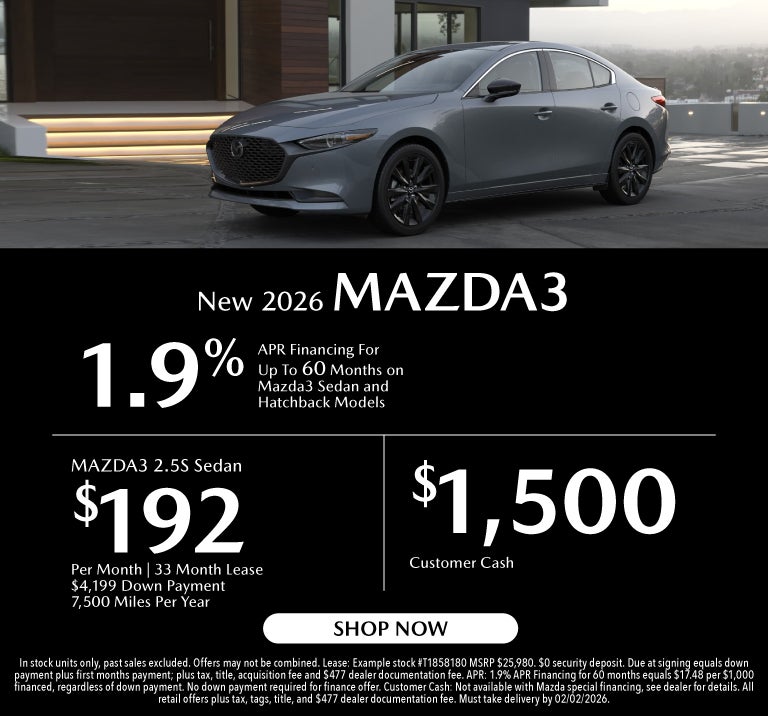 New 2026 Mazda3
