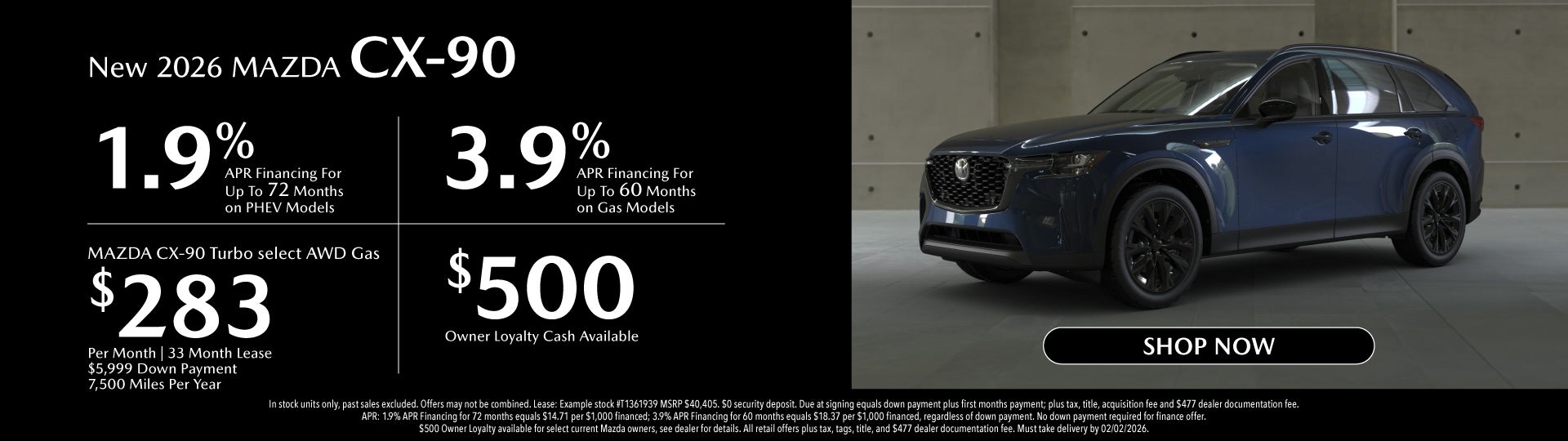 New 2026 Mazda CX-90