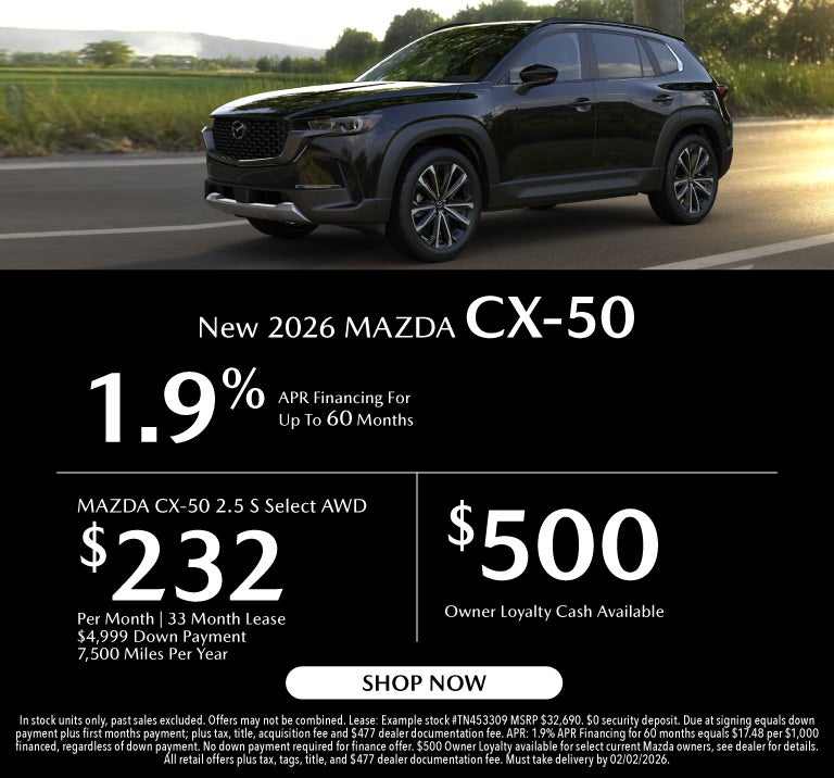 New 2026 Mazda CX-50