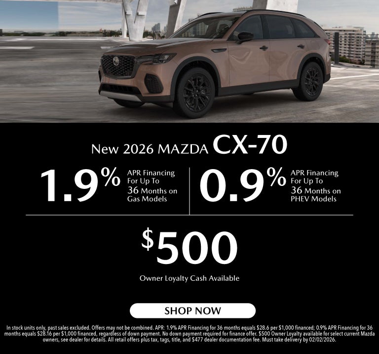 New 2026 Mazda CX-70