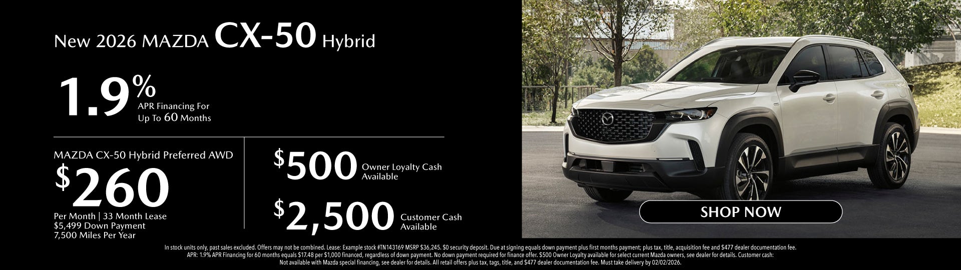 New 2026 Mazda CX-50 Hybrid