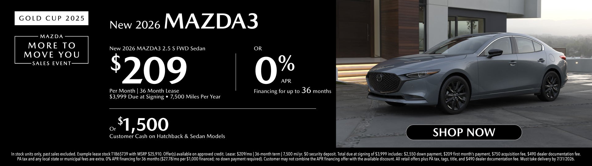 New 2026 Mazda3