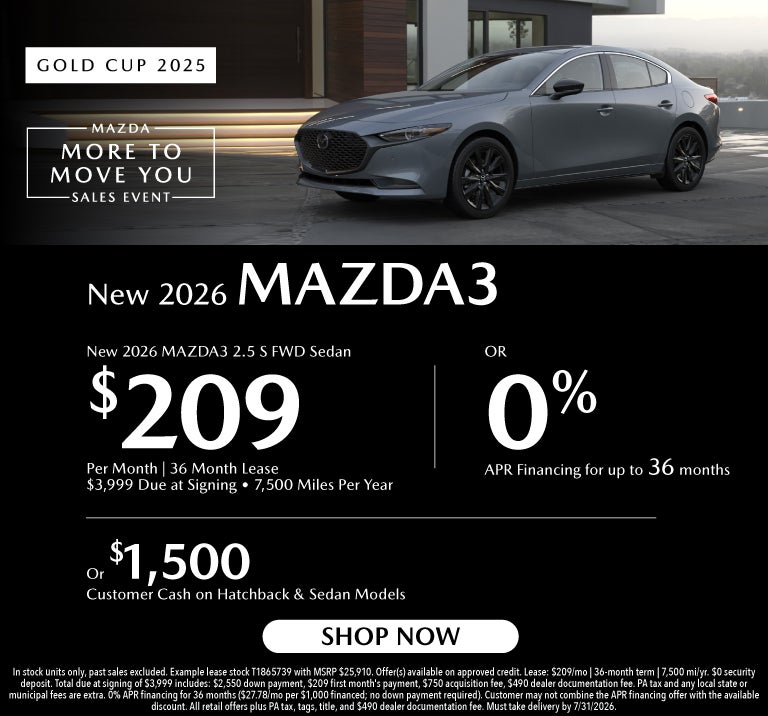 New 2026 Mazda3