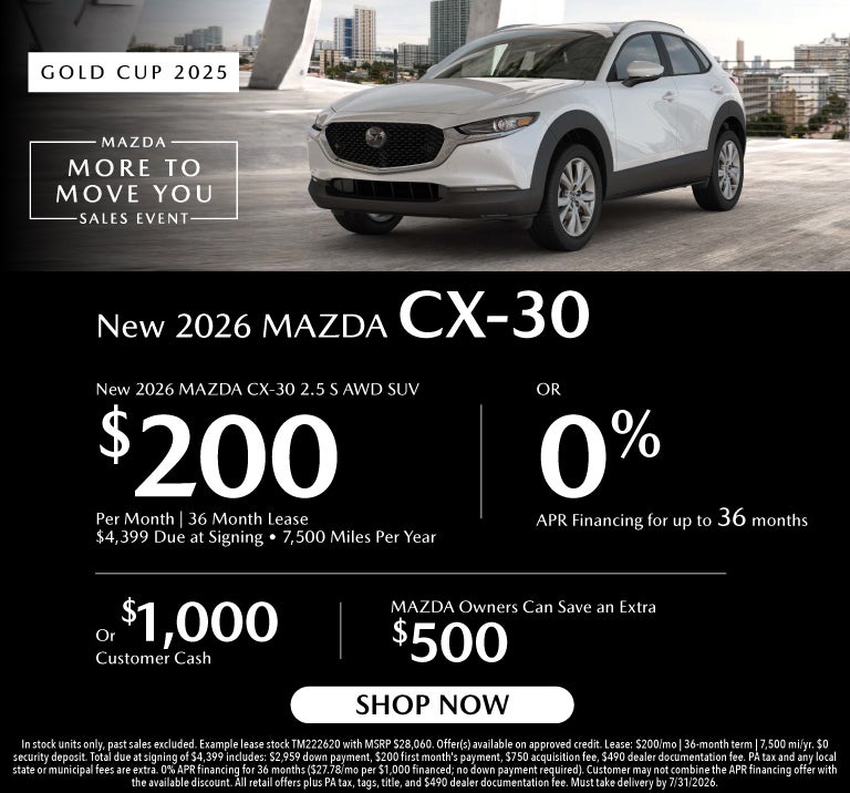 New 2026 Mazda CX-30