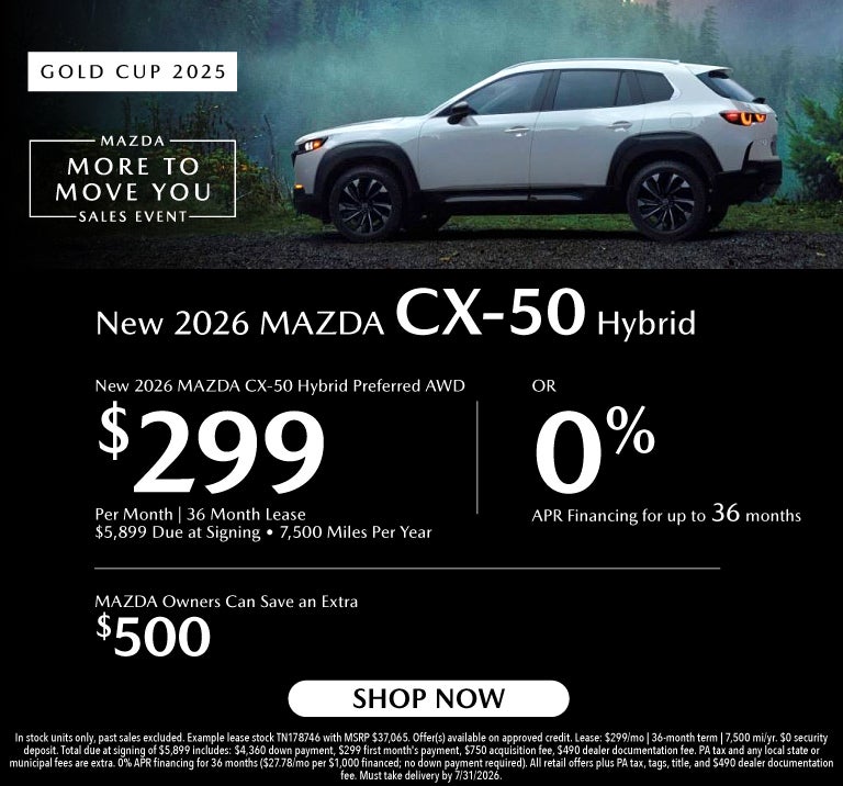 New 2026 MAZDA CX-50 Hybrid Preferred AWD Sport