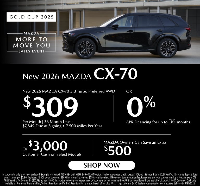 New 2026 Mazda CX-70