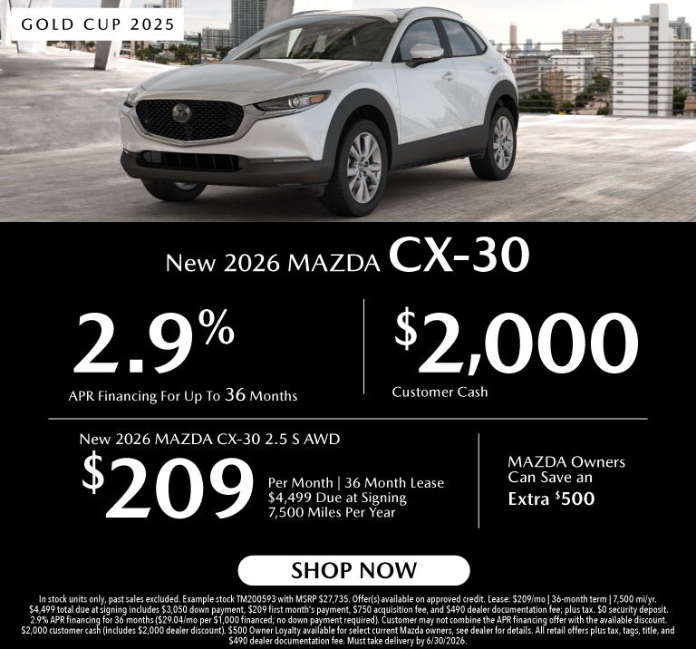 New 2026 Mazda CX-30
