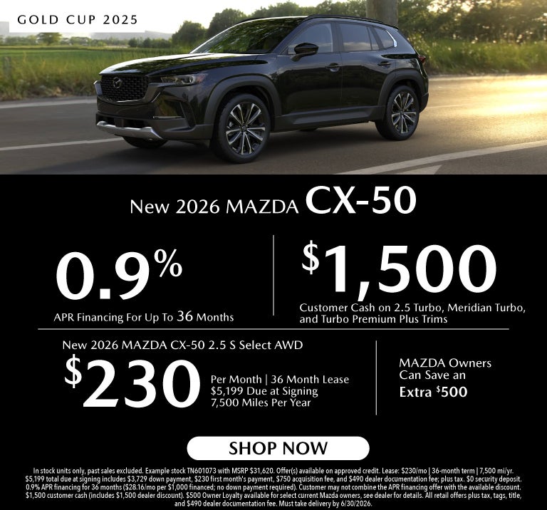 New 2026 Mazda CX-50