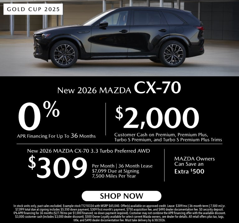 New 2026 Mazda CX-70