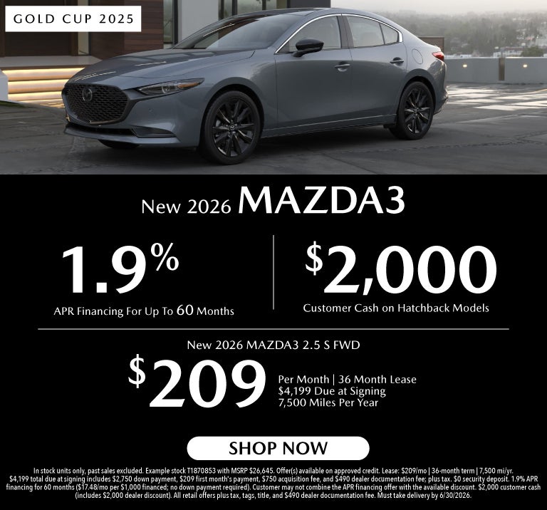 New 2026 Mazda3
