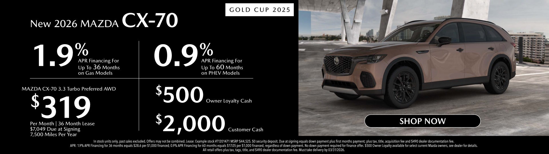 New 2026 Mazda CX-70