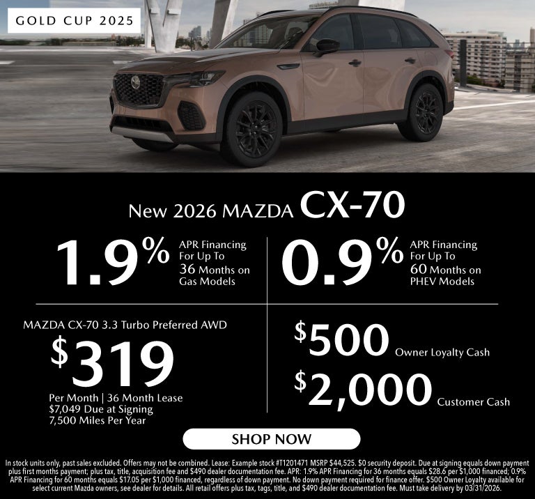 New 2026 Mazda CX-70