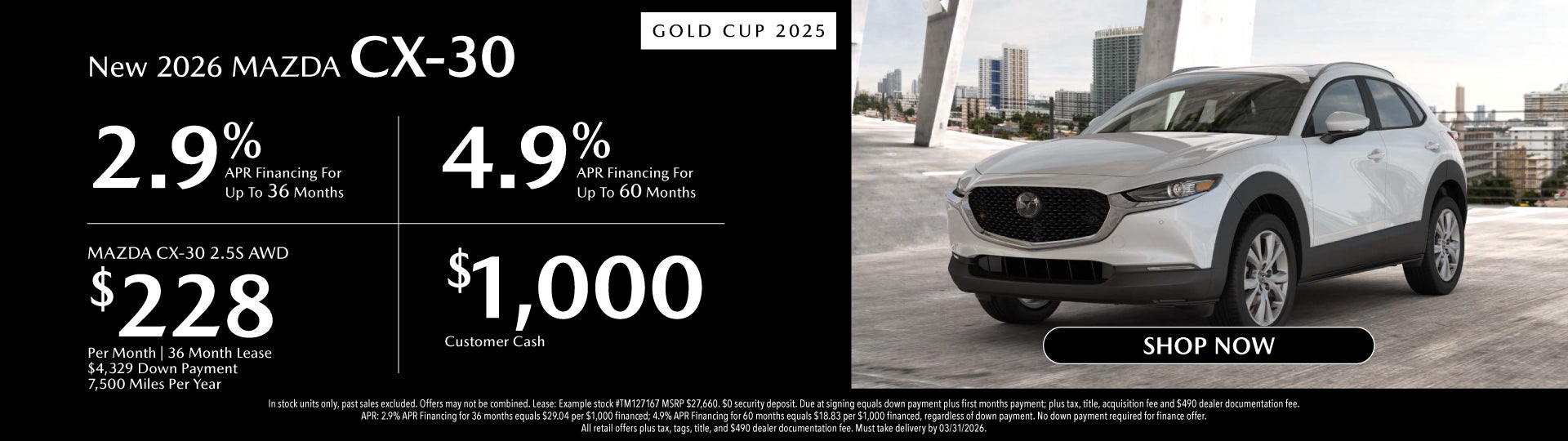 New 2026 Mazda CX-30