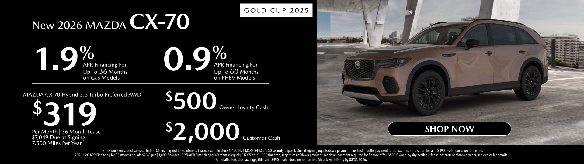 New 2026 Mazda CX-70